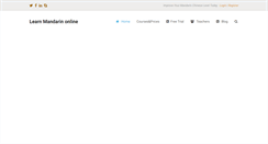 Desktop Screenshot of learnmandarinonline.net
